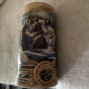 Coors Rocky Mountain Waterfall Heritage Series Waterfall Winter 1995 Stein